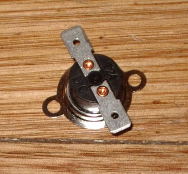 10A Normally Closed Klixon Thermal Cutout (You choose temperature required) - Part # MWTxxx