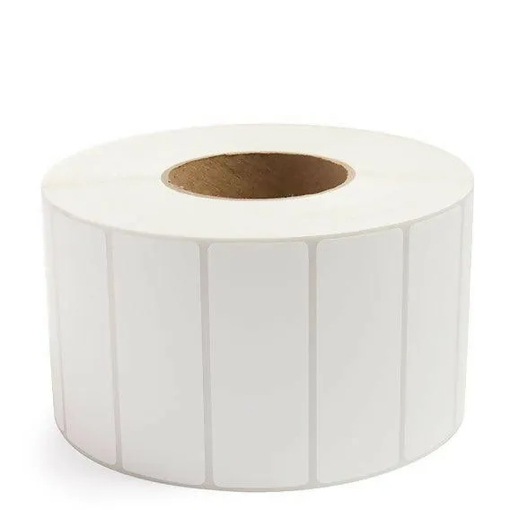 3” X 1.5” WHITE THERMAL LABEL - 6 ROLLS PER CARTON