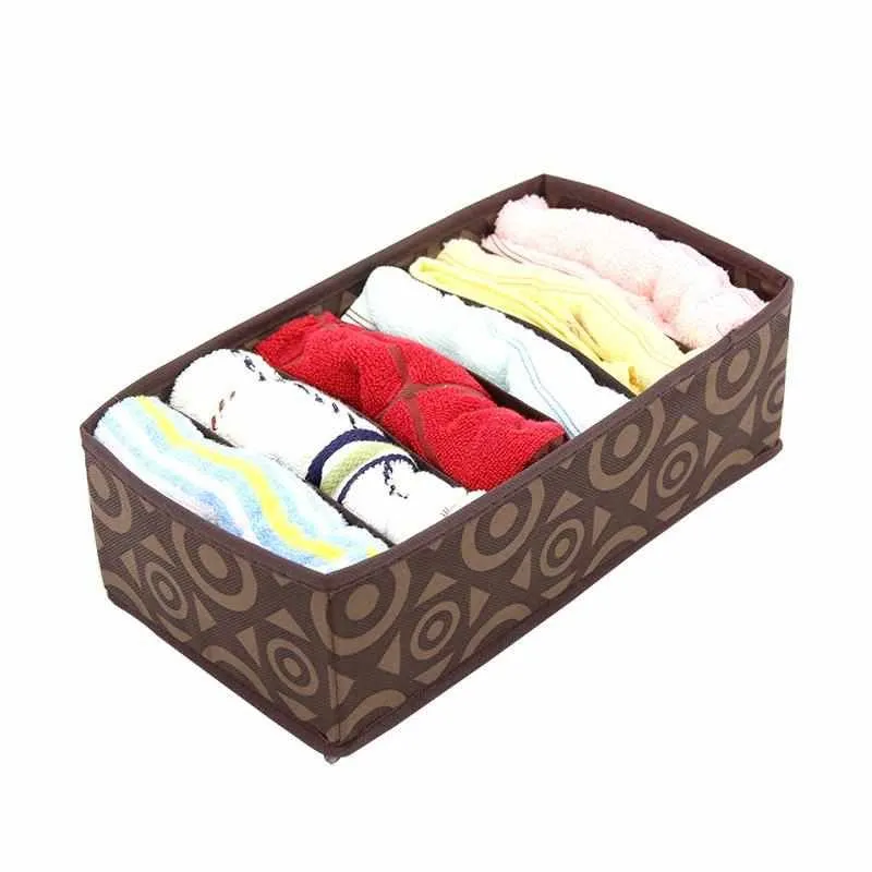 3PC/Set Circle Pattern Storage Boxes  For Underwear Towels Socks Ties