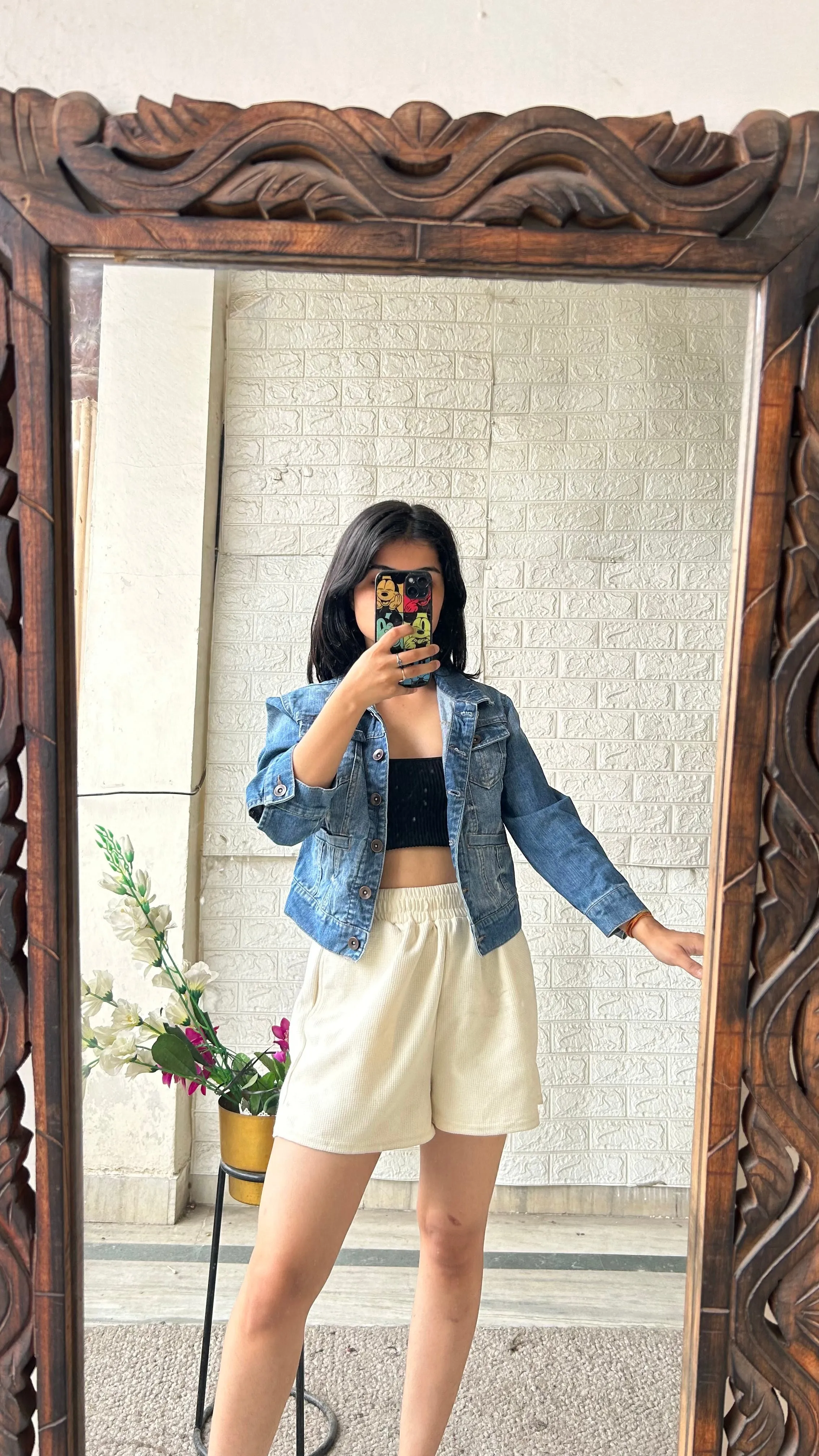 46.) denim jacket xs