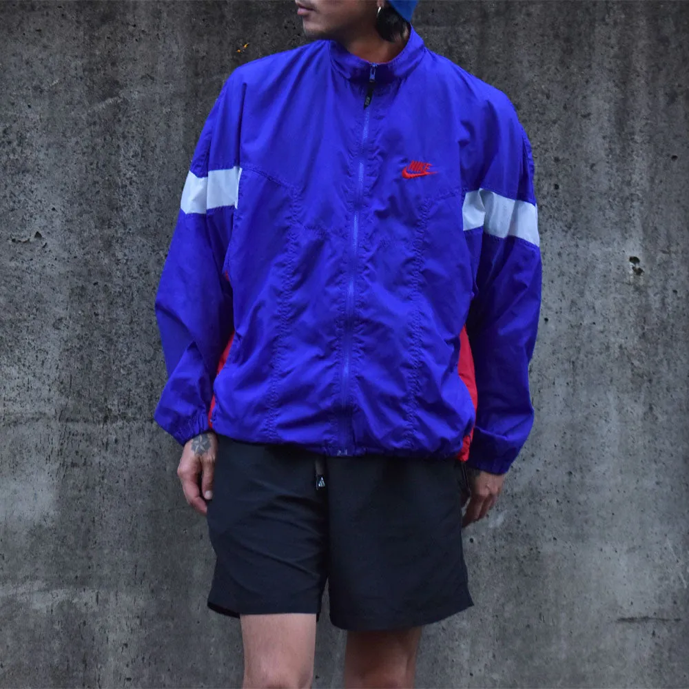 80’s NIKE シルバータグ！刺繍ロゴ ナイロンジャケット 231108