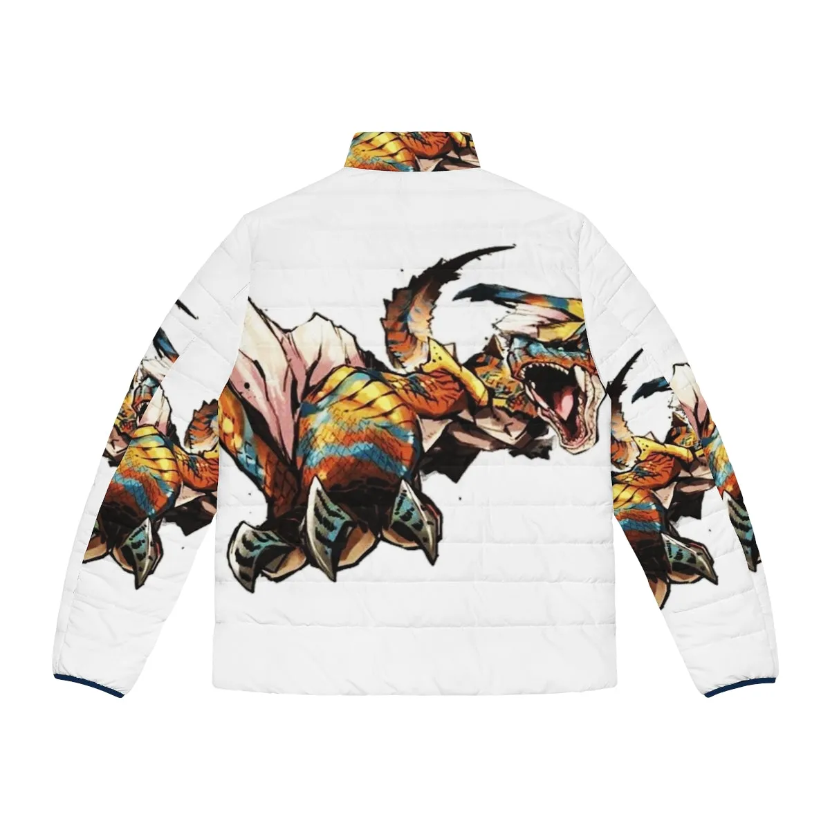 Absolute Power Tigrex Puffer Jacket - Monster Hunter Inspired Warm Winter Wear
