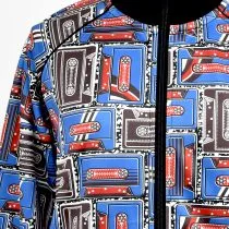 African Print Track Jacket-Casette Tape / BTJ1