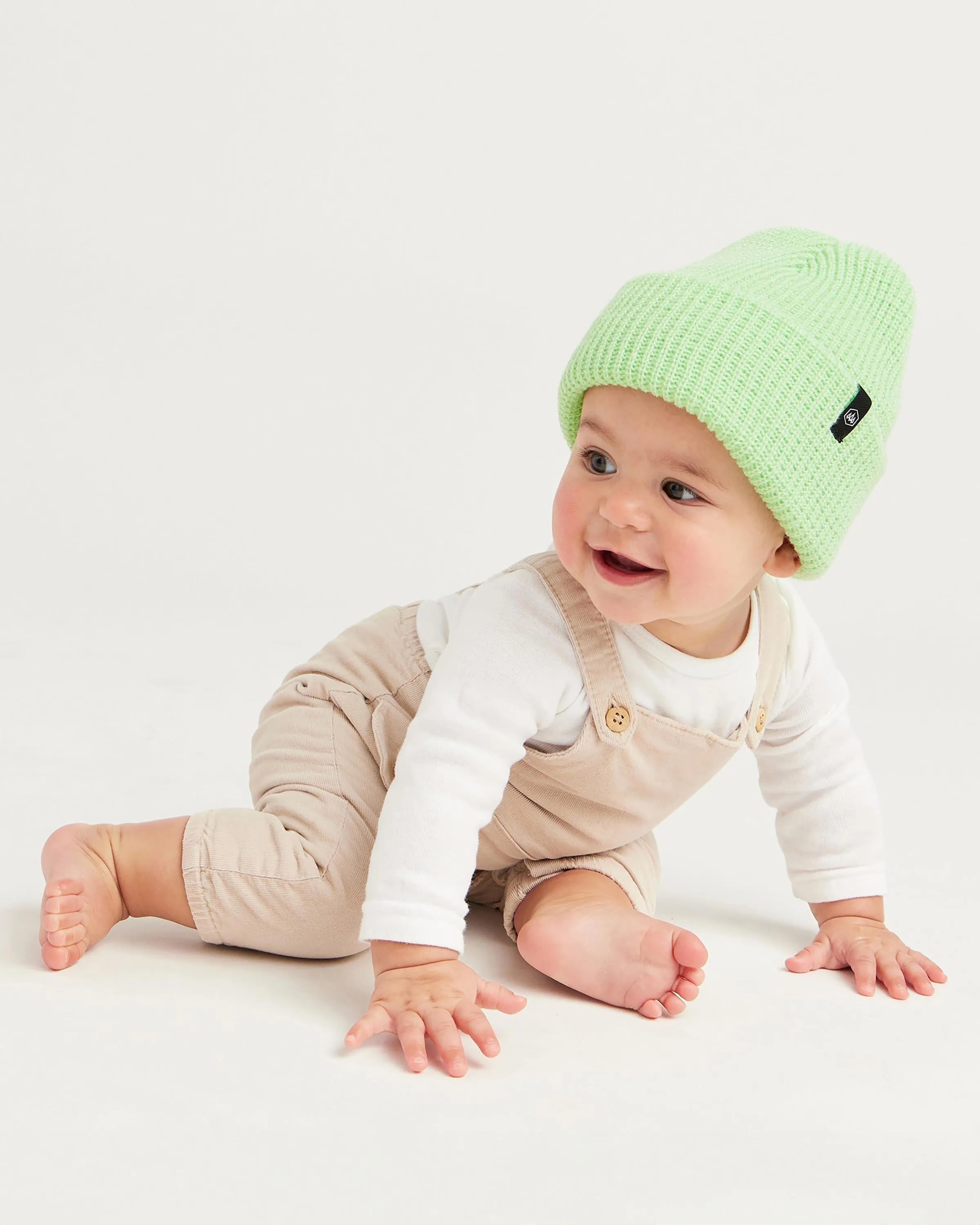 Baby Ranger Beanie in Lime