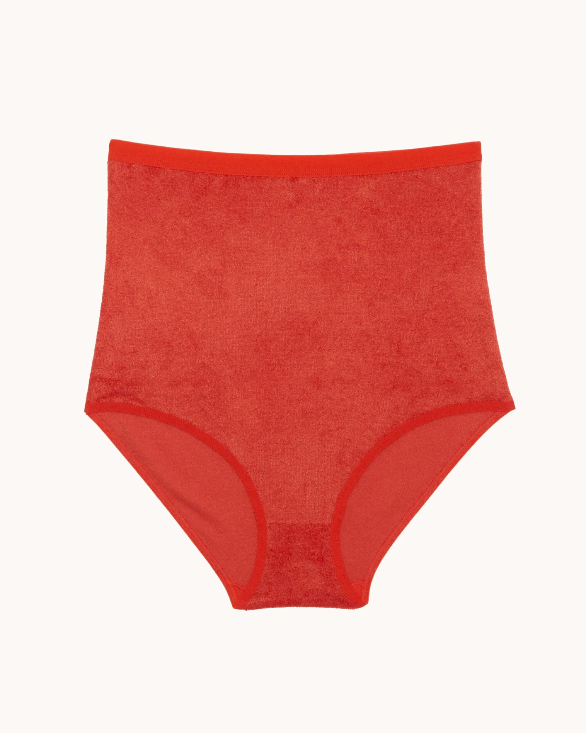 Baserange Highwaist Bell Pants (Mino Red)
