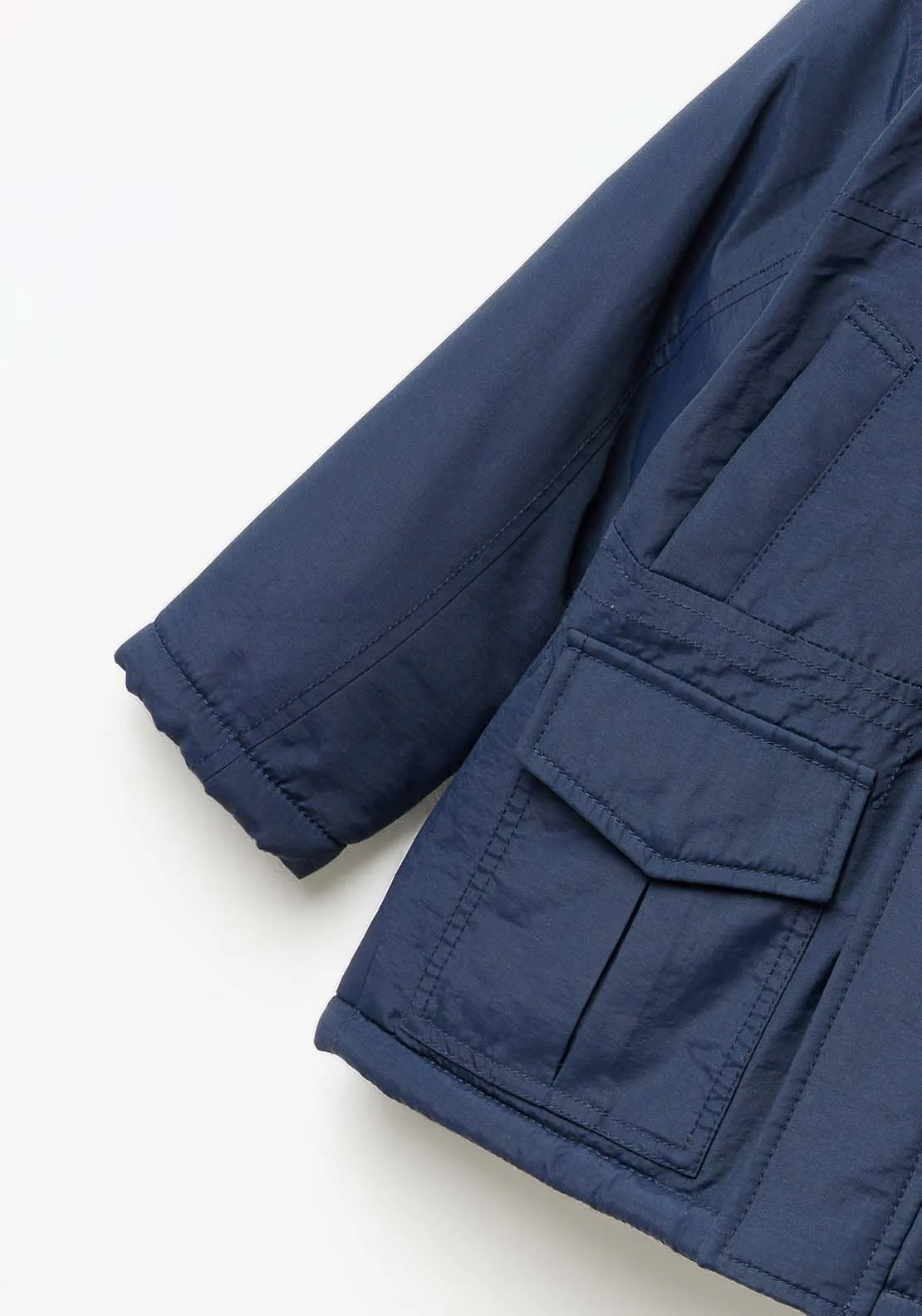 Boy Parkar Jacket Navy - Navy