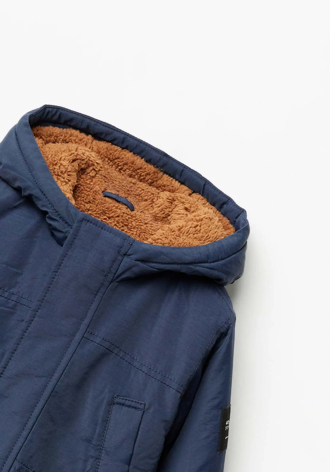 Boy Parkar Jacket Navy - Navy