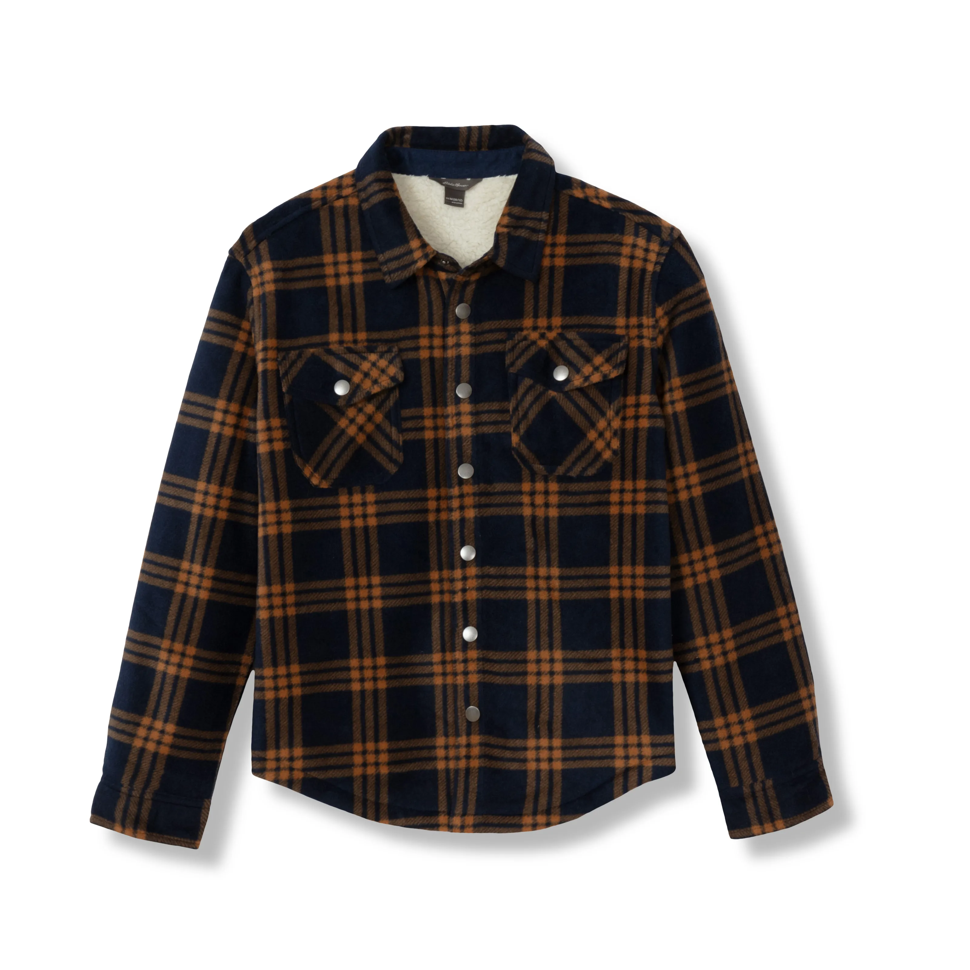 Boys Faux Shearling-Lined Shirt Jacket