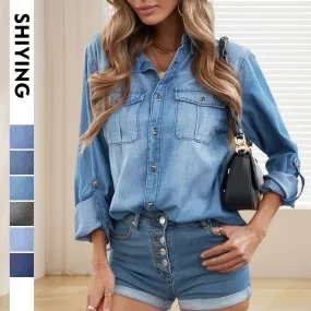 Button Down Denim Shirt