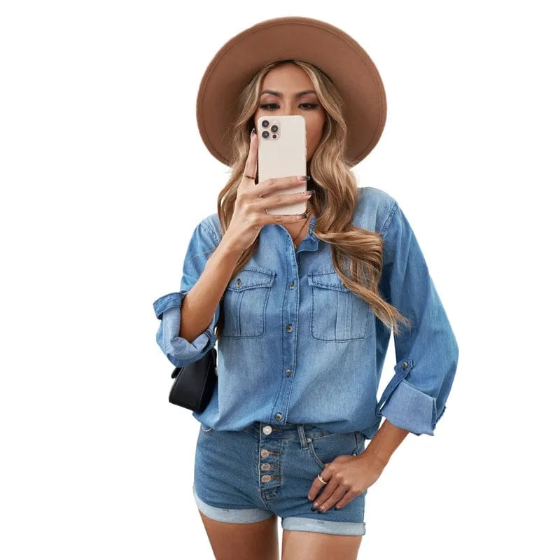 Button Down Denim Shirt