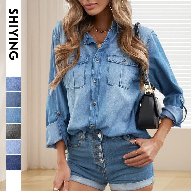 Button Down Denim Shirt