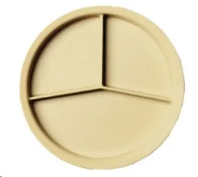 Cambro HK93BCW133 9 1/2 inch Camwear Heat Keeper Base - 3 Compartment, Beige | Denson CFE