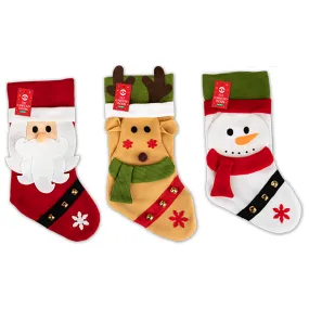 Christmas Felt Stocking, 46cm x 25cm (Design Options)