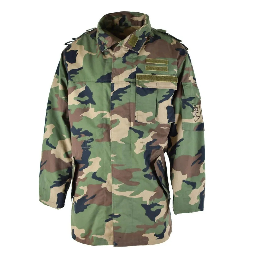 Classic Woodland Camo Central European Parka
