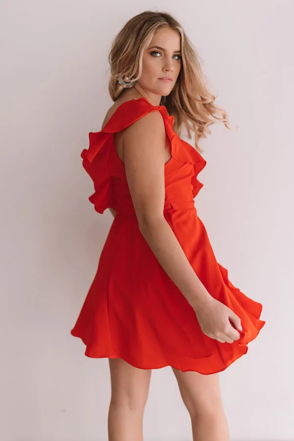Cocktails And Dancing Wrap Dress