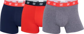CR7 Men's 3 Pack Basics Cotton Blend Trunks