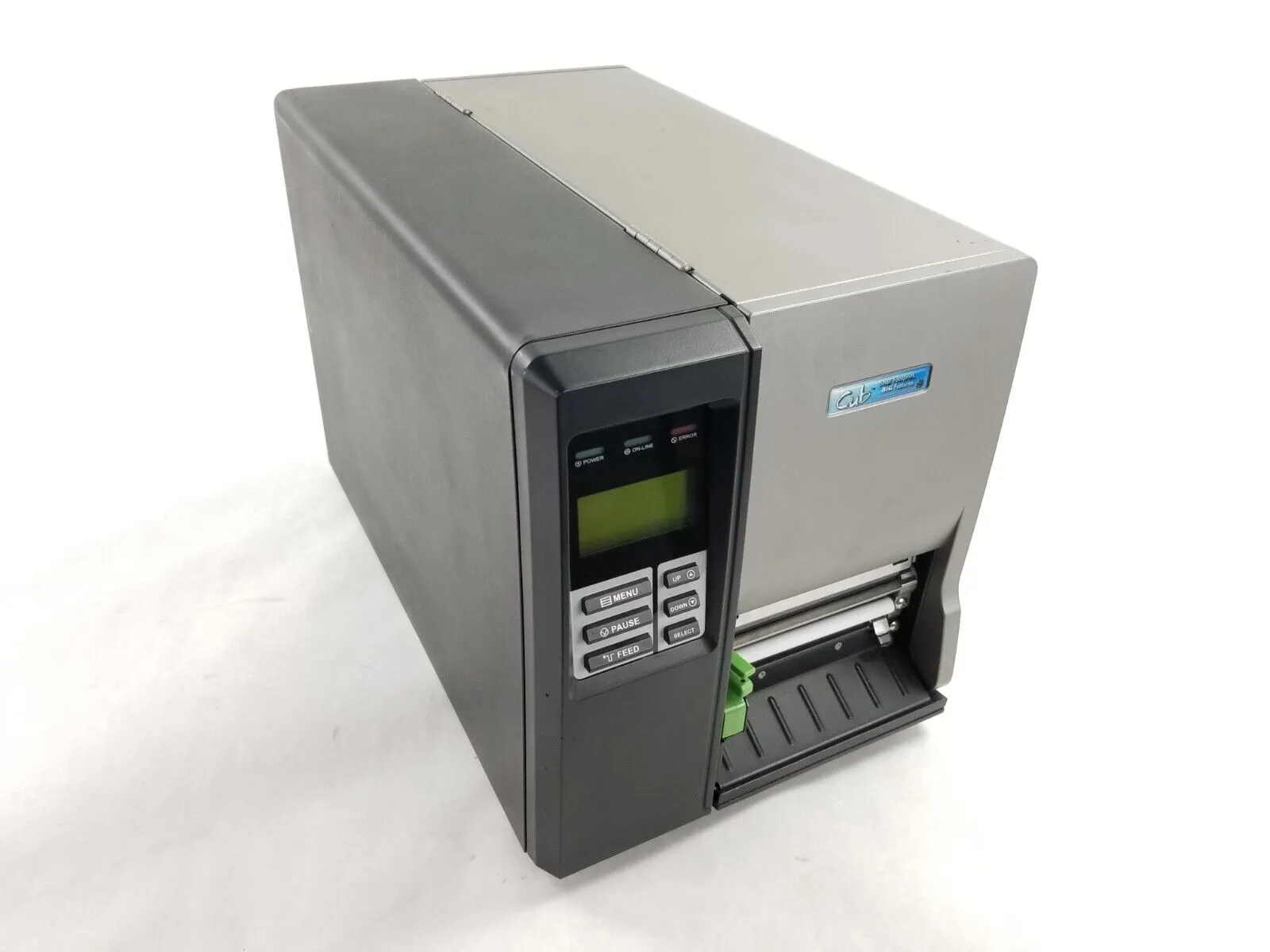 Cub CB-824 203dpi Thermal Transfer Printer Parts or Repair Broken Printhead Latc