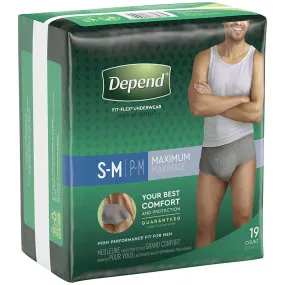 Depend: Men's Maximum Absorbency Underwear