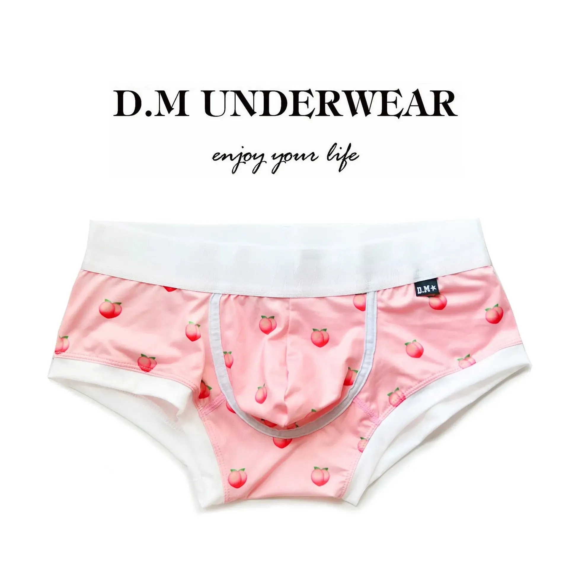 D.M Men's Underwear Low Waist Cartoon Fruit