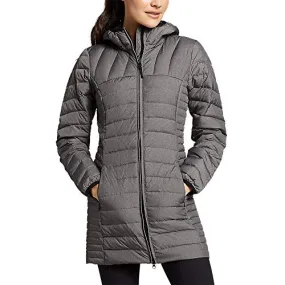 Eddie Bauer Women's Astoria Hooded Down Parka, Dk Charcoal HTR Regular S