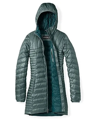 Eddie Bauer Women's Astoria Hooded Down Parka, Dk Charcoal HTR Regular S