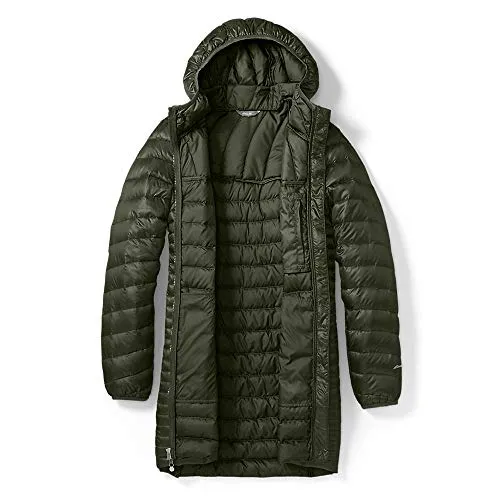 Eddie Bauer Women's Astoria Hooded Down Parka, Dk Charcoal HTR Regular S