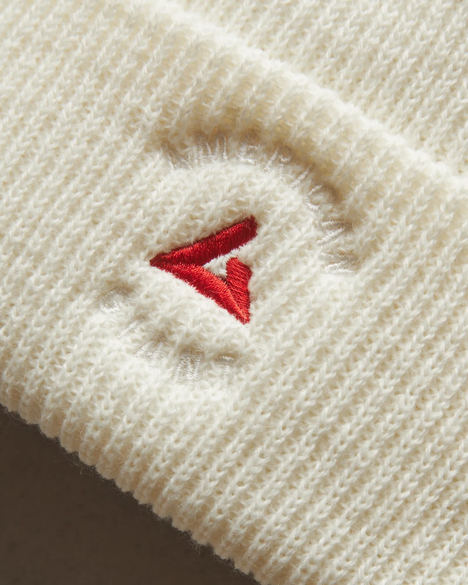 Embroidered Beanie - Innovation - Natural