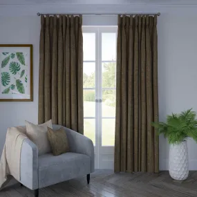 Eternity Mocha Chenille Curtains