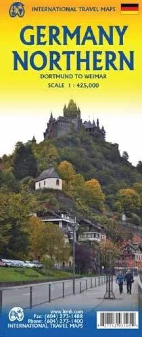 Germany Northern (2nd Edition) Road Atlas by ITMB (2017)