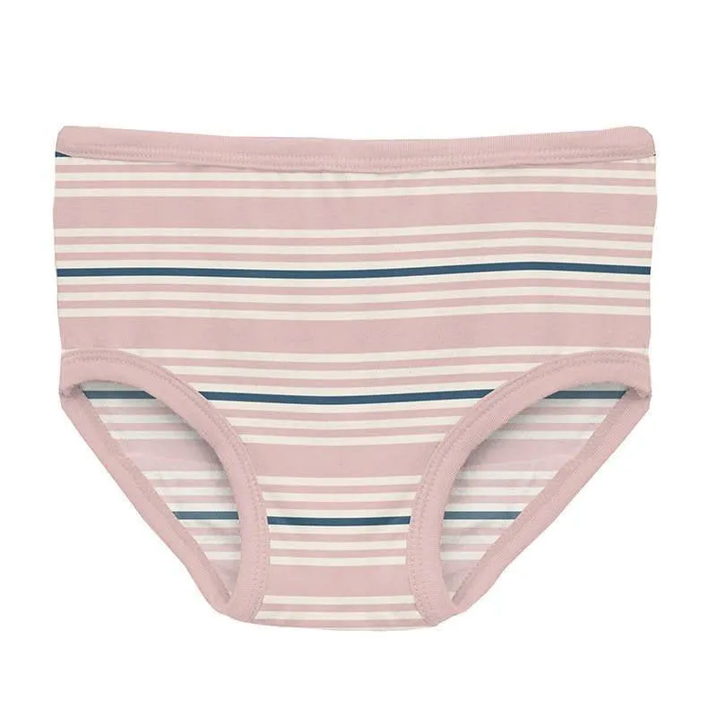 Girl's Print Bamboo Underwear - Flotsam Stripe