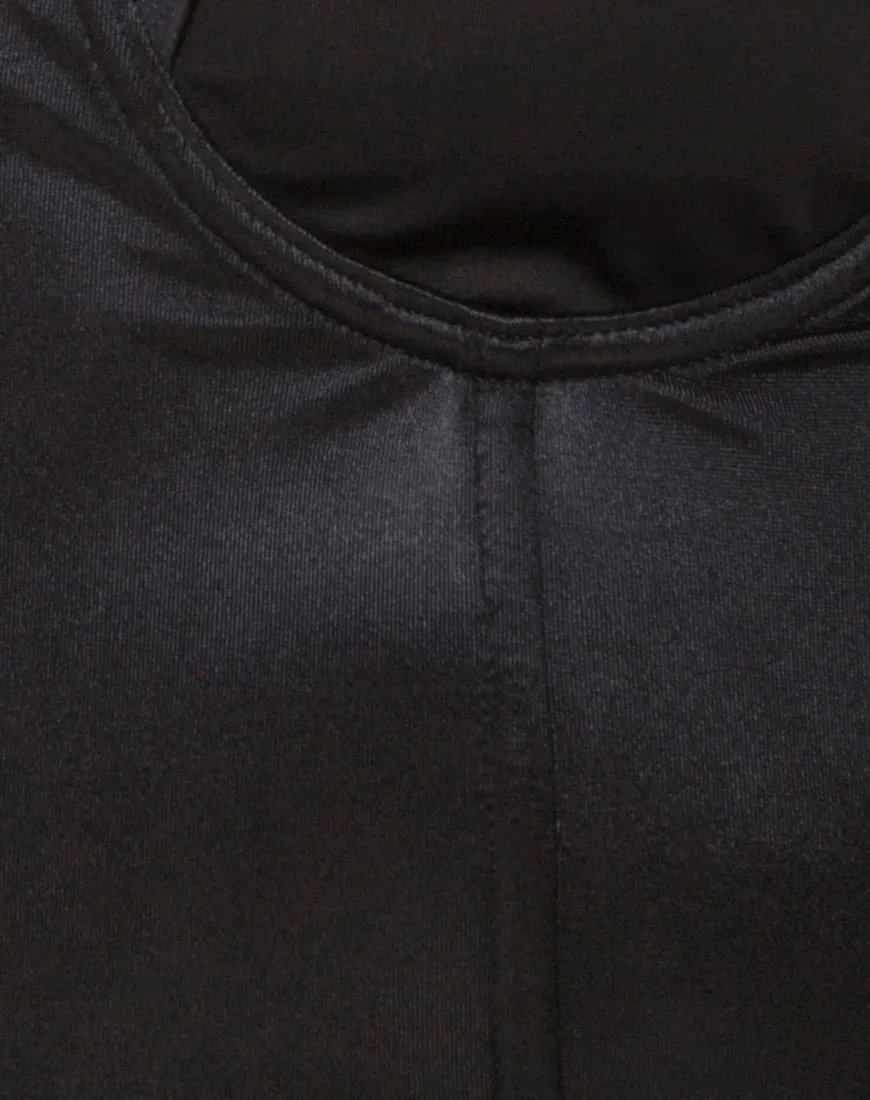 Gyal Sleeveless Bodice in Black