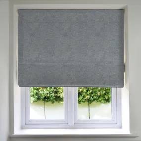 Highlands Blue Roman Blinds