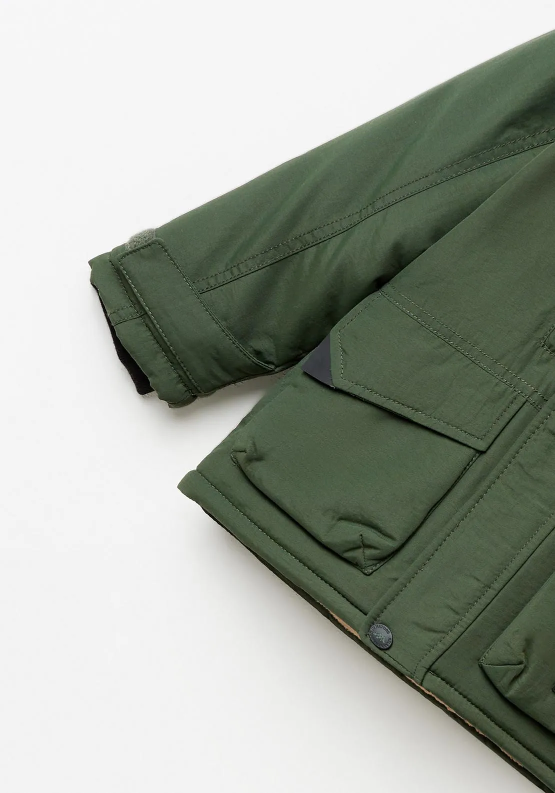 Hooded parka - Green Kakhi