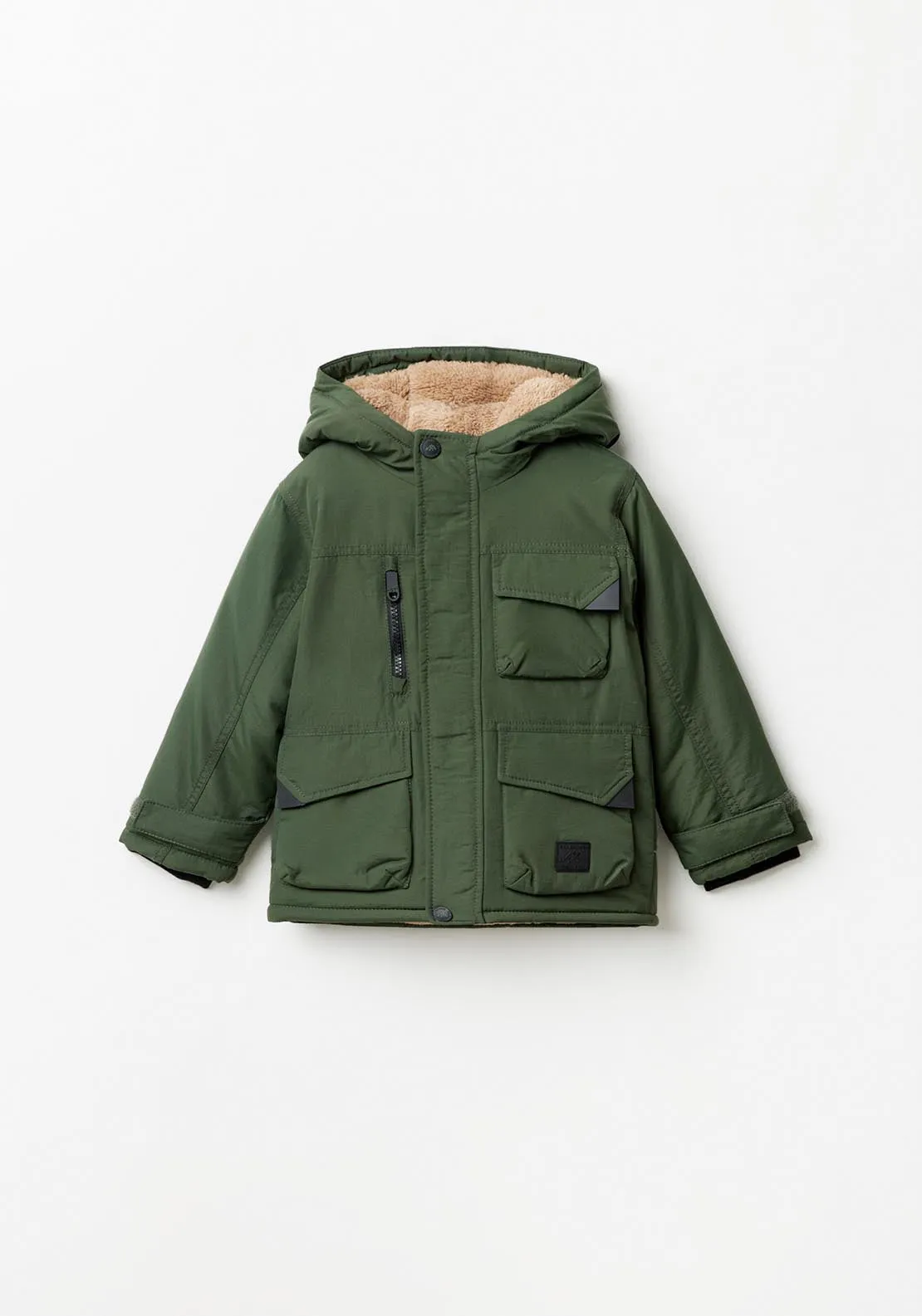 Hooded parka - Green Kakhi