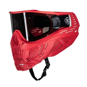HSTL Skull Goggle "Sinner" - Red w/ Smoke Lens