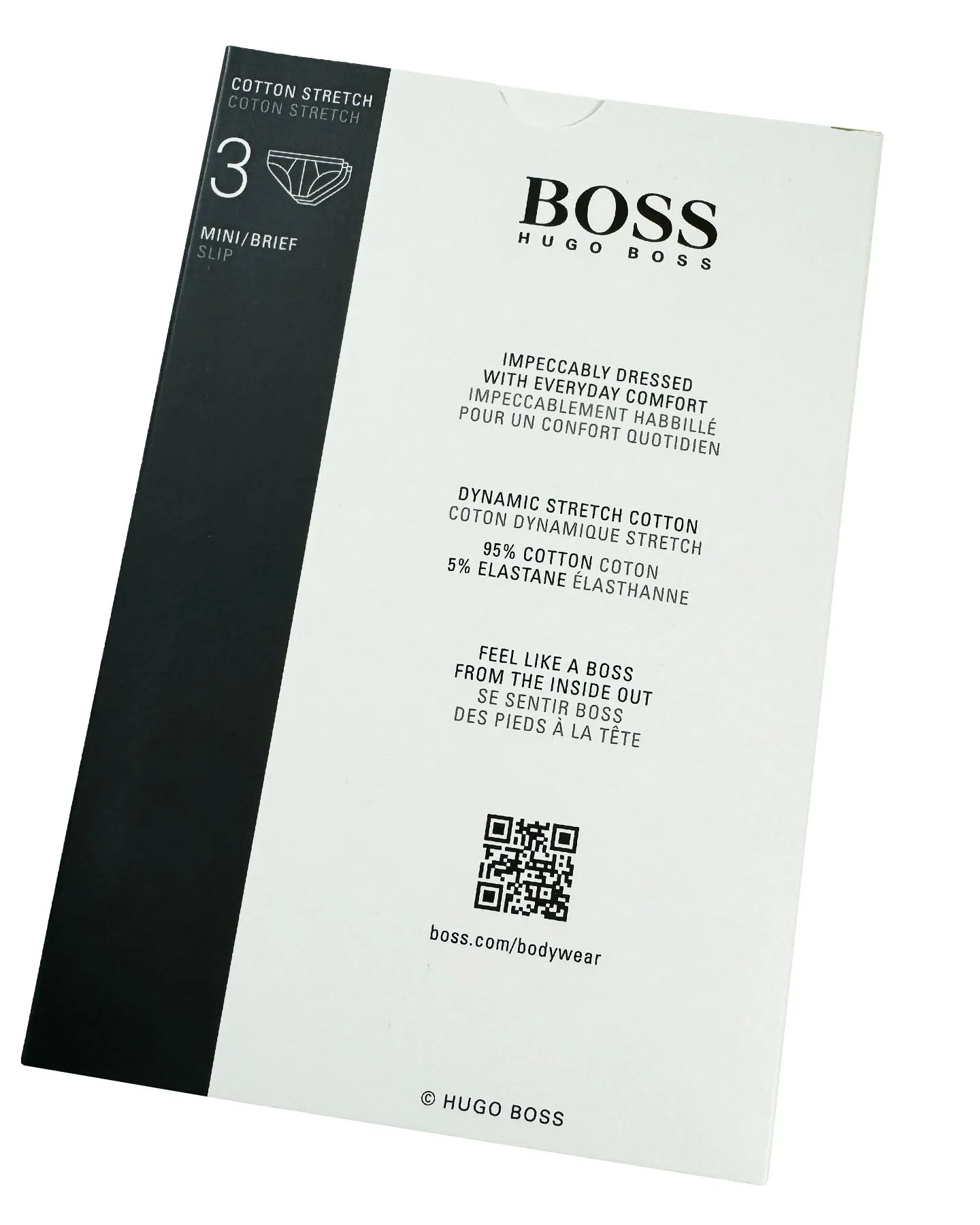 Hugo Boss Men Underwear 3 Pack Stretch Cotton Mini Brief L SALE