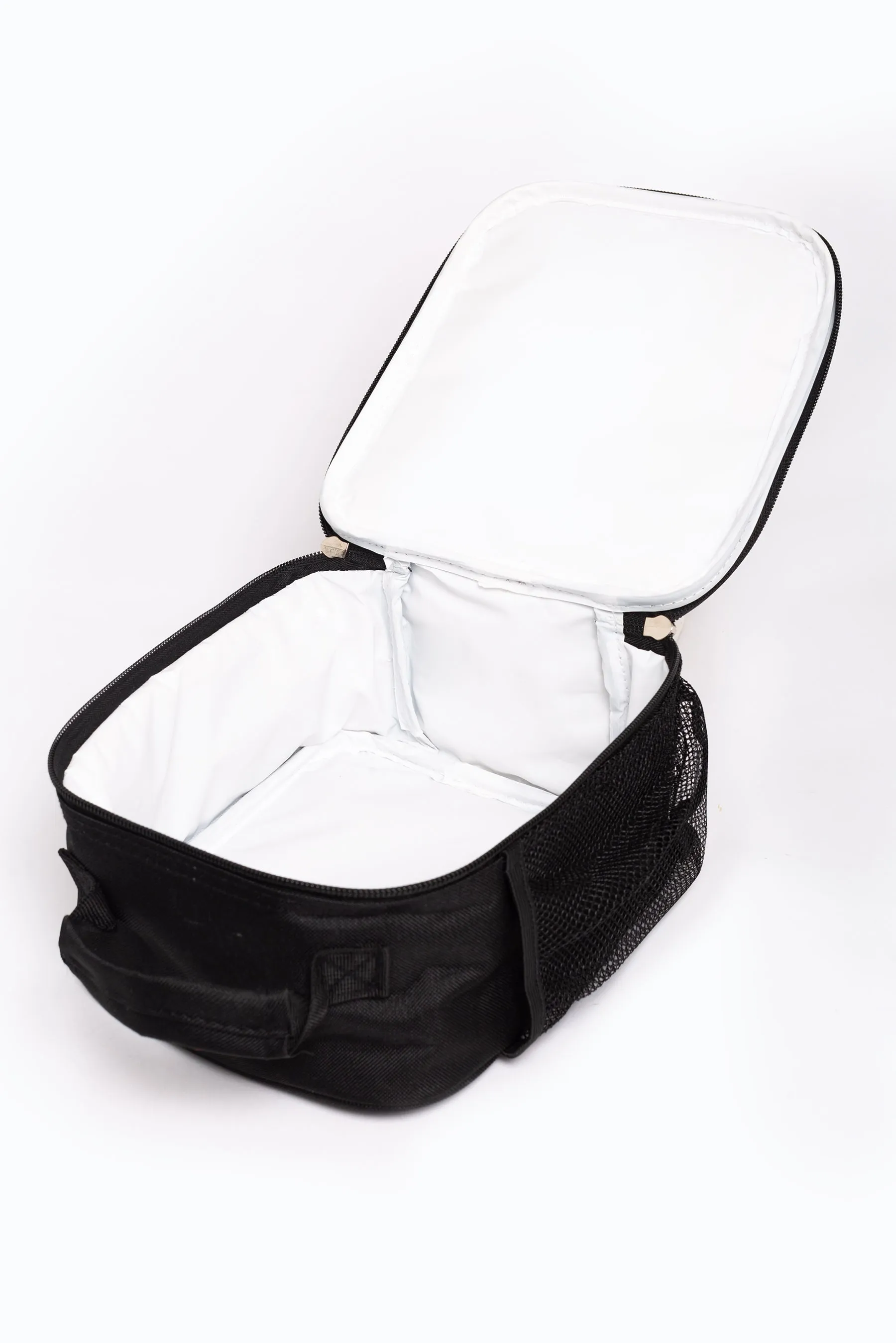Hype Black Speckle Lunch Bag