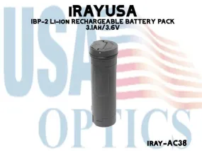 iRAYUSA, IRAY-AC38, IBP-2 Li-ion RECHARGEABLE BATTERY PACK 3.1Ah/3.6V