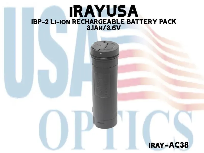 iRAYUSA, IRAY-AC38, IBP-2 Li-ion RECHARGEABLE BATTERY PACK 3.1Ah/3.6V