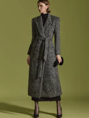 J2599 Wool Coat With Belt