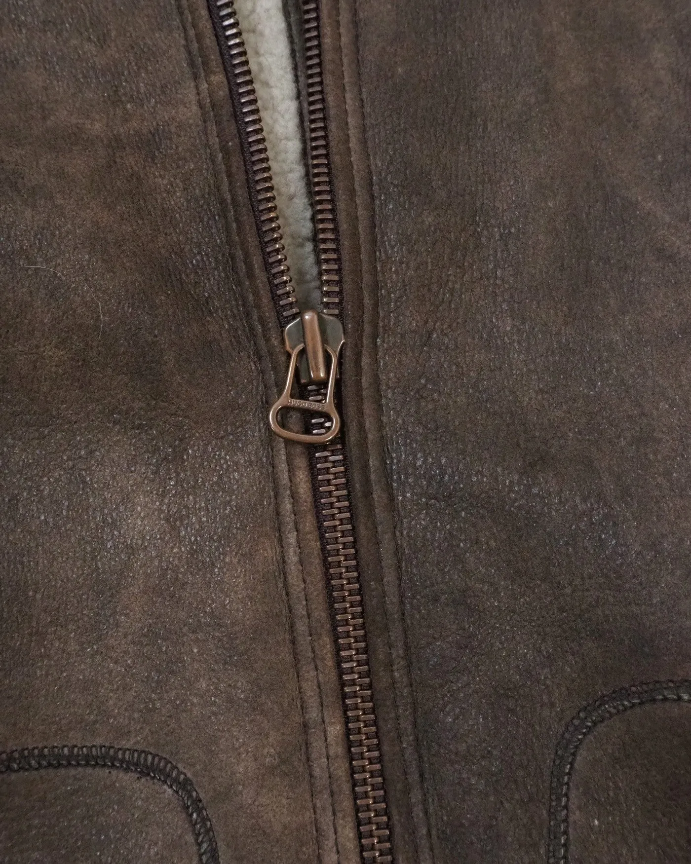 'Jambo-F' Shearling Leather Jacket