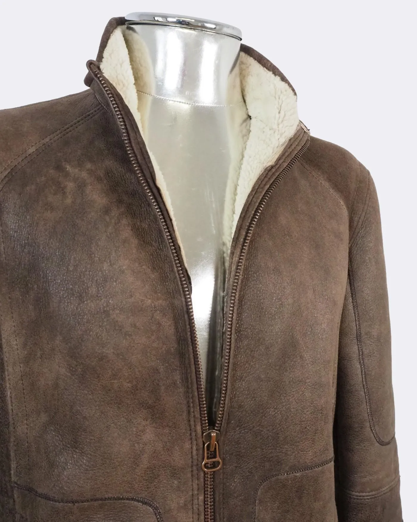 'Jambo-F' Shearling Leather Jacket