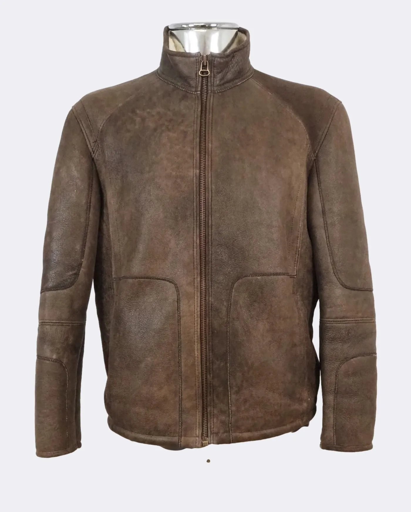 'Jambo-F' Shearling Leather Jacket