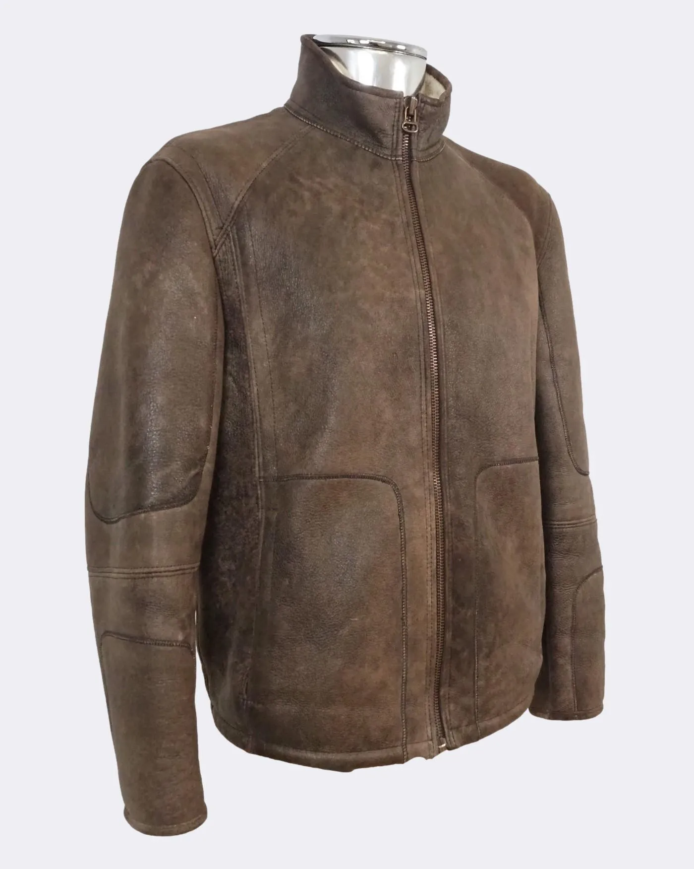 'Jambo-F' Shearling Leather Jacket