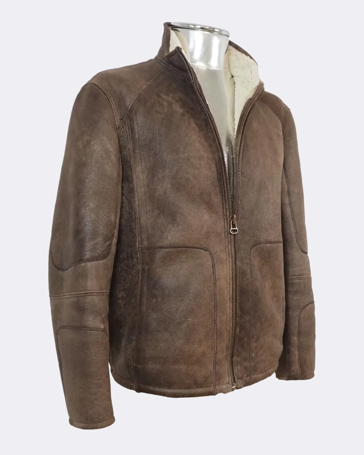 'Jambo-F' Shearling Leather Jacket