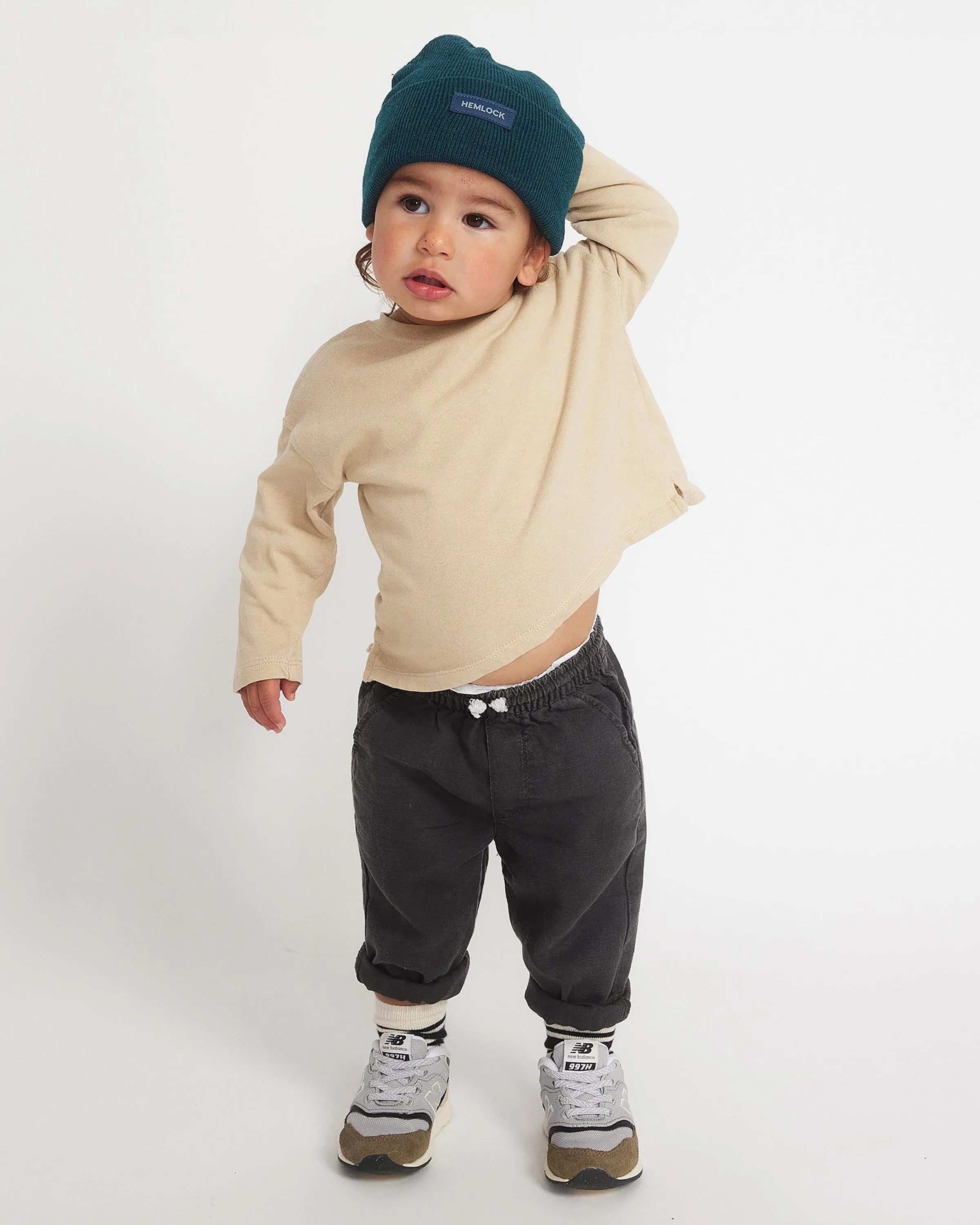 Kids Beacon Beanie in Marine