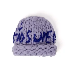 Kidsuper Hand Knit Chunky Beanie 'Lavender'