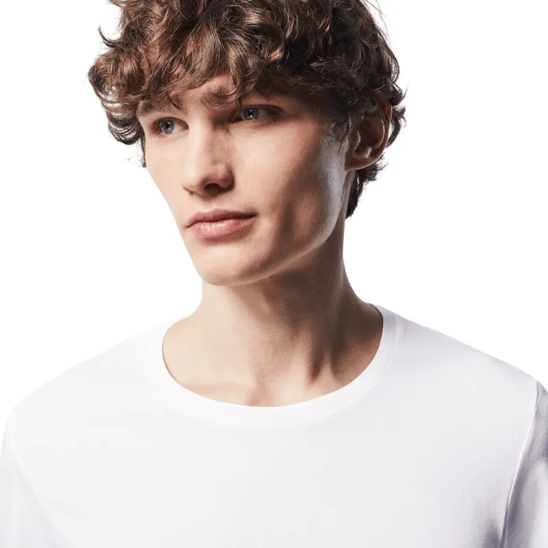 Lacoste Crew Neck Plain Cotton T-shirt Three-Pack - Men's