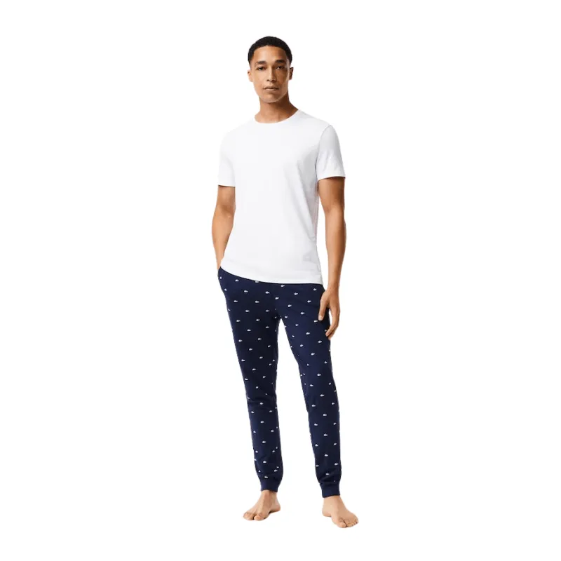 Lacoste Crew Neck Plain Cotton T-shirt Three-Pack - Men's