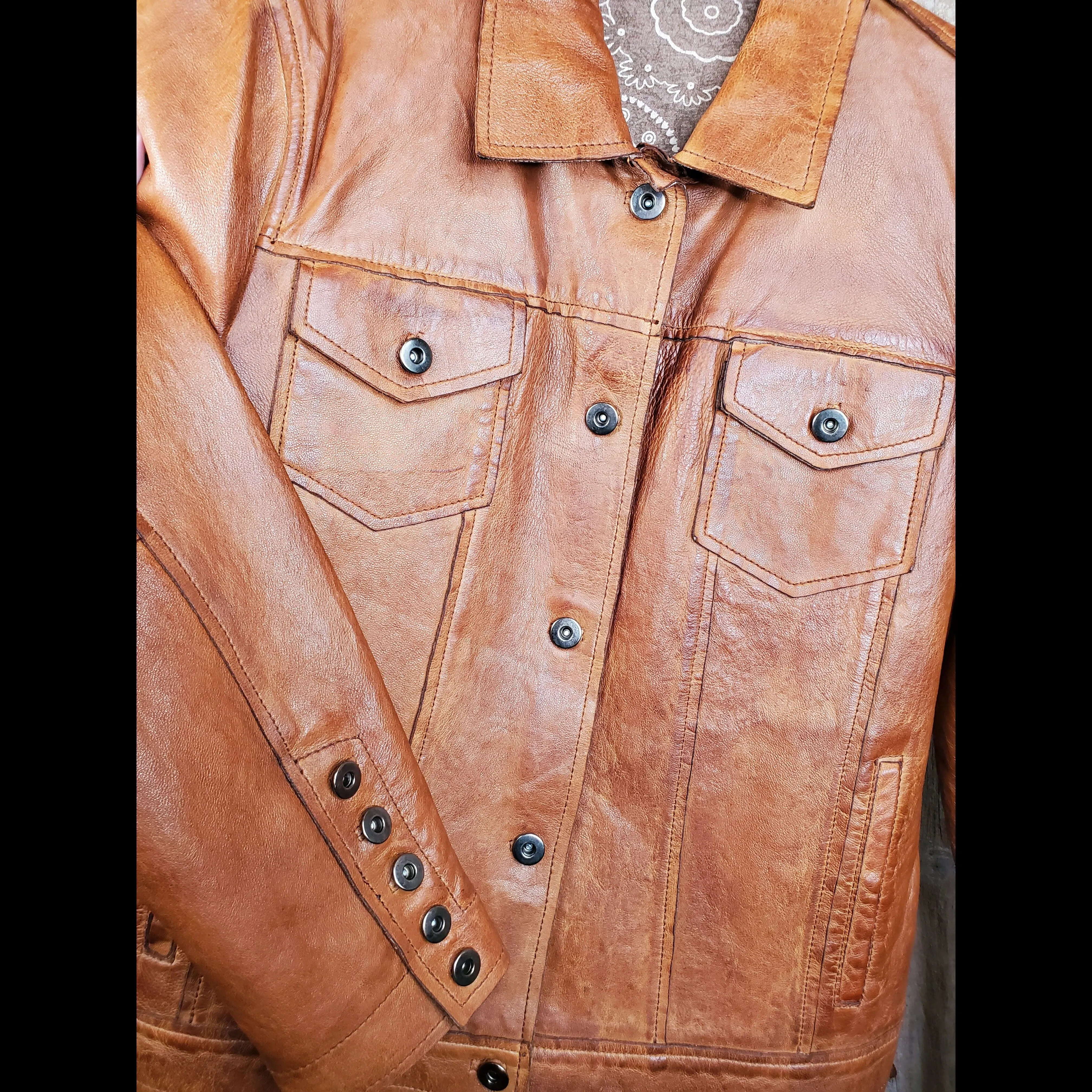 Lamb Jacket - Cognac - Scully - L1031C